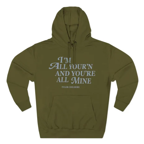 Tyler-Childers-All-Yourn-Ladies-Three-Panel-Fleece-Hoodie-5 Tyler Childers All Your’n Ladies Three-Panel Fleece Hoodie