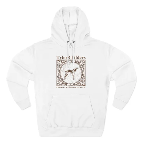 Tyler-Childers-Beige-Hound-Three-Panel-Fleece-Hoodie-1 Tyler Childers Beige Hound Three-Panel Fleece Hoodie