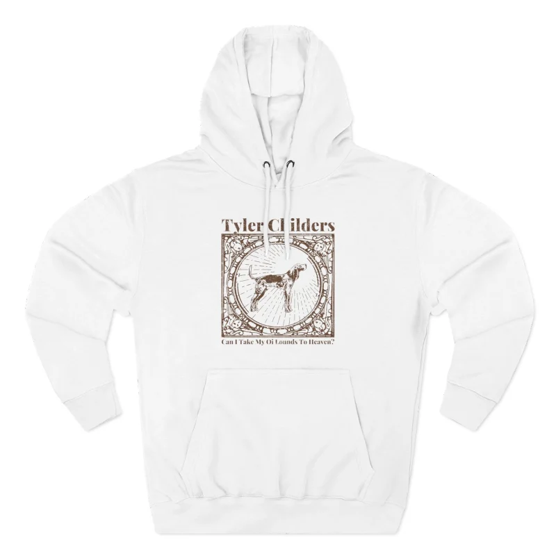 Tyler Childers Beige Hound Three-Panel Fleece Hoodie