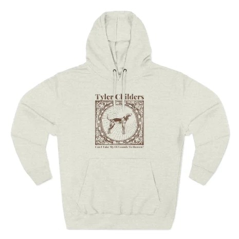 Tyler-Childers-Beige-Hound-Three-Panel-Fleece-Hoodie-7 Tyler Childers Beige Hound Three-Panel Fleece Hoodie