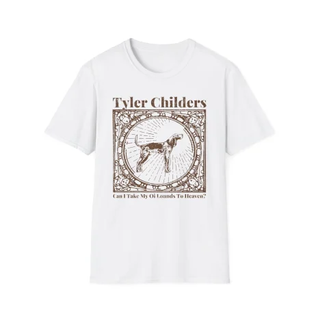 Tyler-Childers-Beige-Hound-Unisex-Softstyle-T-Shirt-1 Tyler Childers Beige Hound Unisex Softstyle T-Shirt