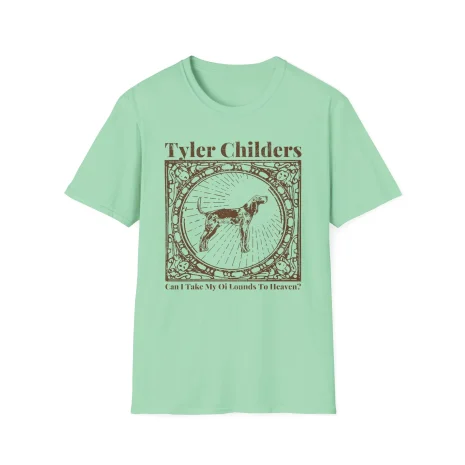 Tyler-Childers-Beige-Hound-Unisex-Softstyle-T-Shirt-11 Tyler Childers Beige Hound Unisex Softstyle T-Shirt