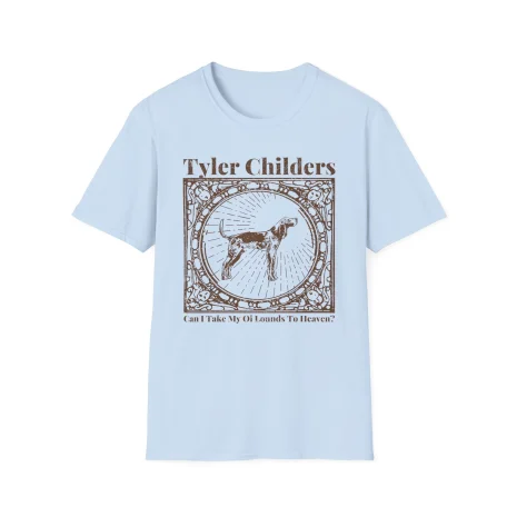 Tyler-Childers-Beige-Hound-Unisex-Softstyle-T-Shirt-15 Tyler Childers Beige Hound Unisex Softstyle T-Shirt
