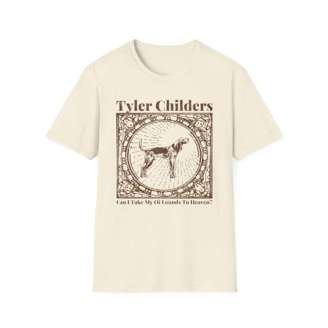 Tyler-Childers-Beige-Hound-Unisex-Softstyle-T-Shirt-9 Tyler Childers Beige Hound Unisex Softstyle T-Shirt