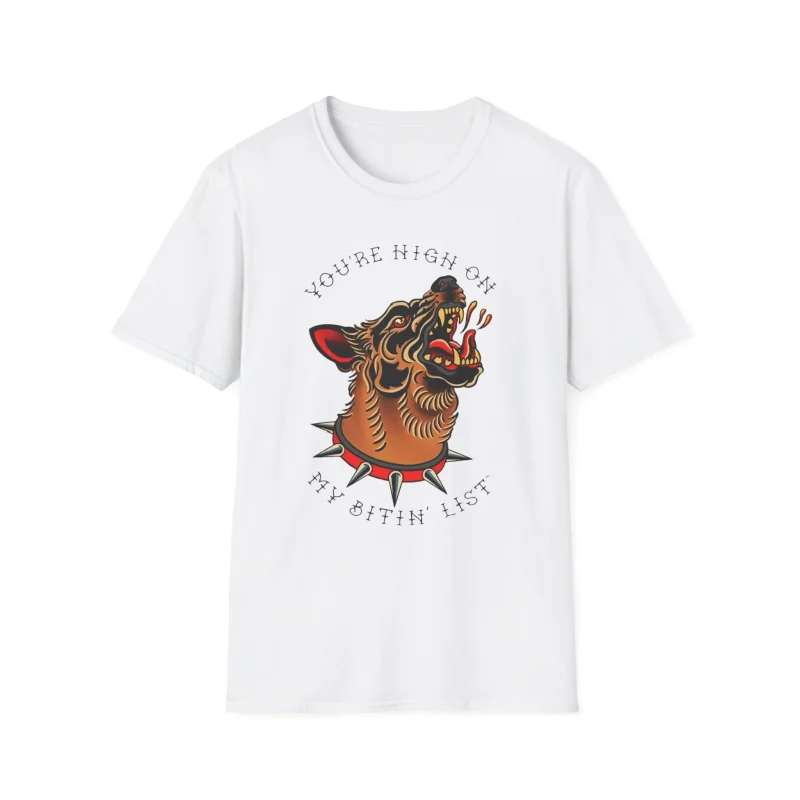 Tyler Childers Bitin’ List Dog Unisex Softstyle T-Shirt