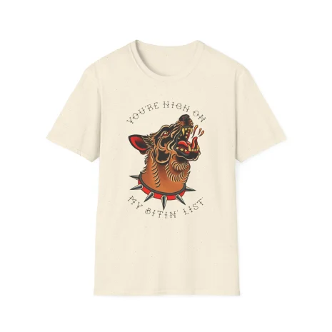 Tyler-Childers-Bitin-List-Dog-Unisex-Softstyle-T-Shirt-9 Tyler Childers Bitin’ List Dog Unisex Softstyle T-Shirt
