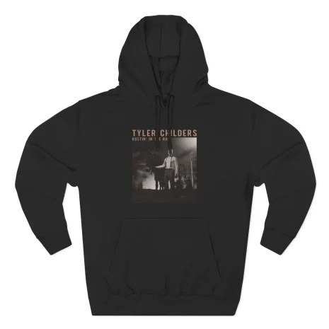 Tyler Childers Black Rustin Three-Panel Fleece Hoodie