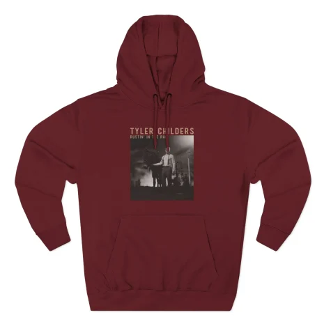 Tyler-Childers-Black-Rustin-Three-Panel-Fleece-Hoodie-11 Tyler Childers Black Rustin Three-Panel Fleece Hoodie