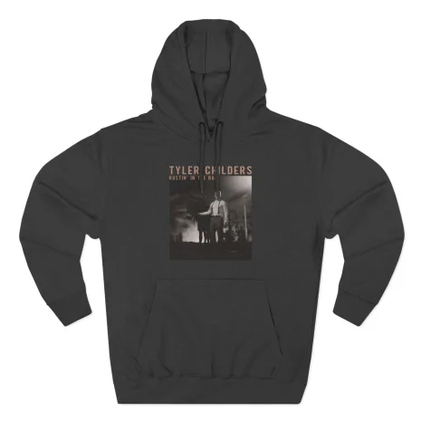 Tyler-Childers-Black-Rustin-Three-Panel-Fleece-Hoodie-3 Tyler Childers Black Rustin Three-Panel Fleece Hoodie