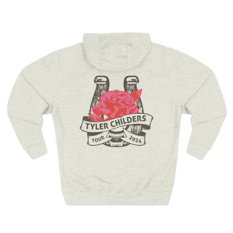 Tyler-Childers-Blue-Muleshoe-Three-Panel-Fleece-Hoodie-6 Tyler Childers Blue Muleshoe Three-Panel Fleece Hoodie