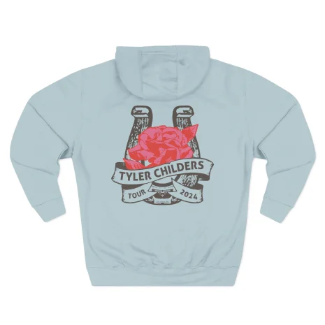 Tyler-Childers-Blue-Muleshoe-Three-Panel-Fleece-Hoodie-8 Tyler Childers Blue Muleshoe Three-Panel Fleece Hoodie