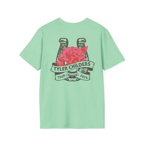 Tyler-Childers-Blue-Muleshoe-Unisex-Softstyle-T-Shirt-12 Tyler Childers Blue Muleshoe Unisex Softstyle T-Shirt