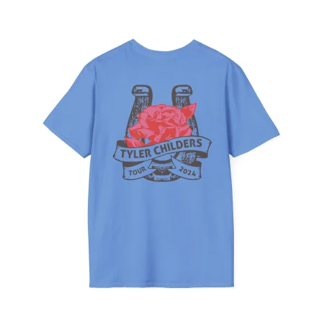 Tyler-Childers-Blue-Muleshoe-Unisex-Softstyle-T-Shirt-16 Tyler Childers Blue Muleshoe Unisex Softstyle T-Shirt
