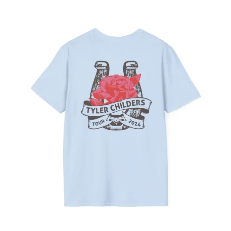 Tyler-Childers-Blue-Muleshoe-Unisex-Softstyle-T-Shirt-2 Tyler Childers Blue Muleshoe Unisex Softstyle T-Shirt