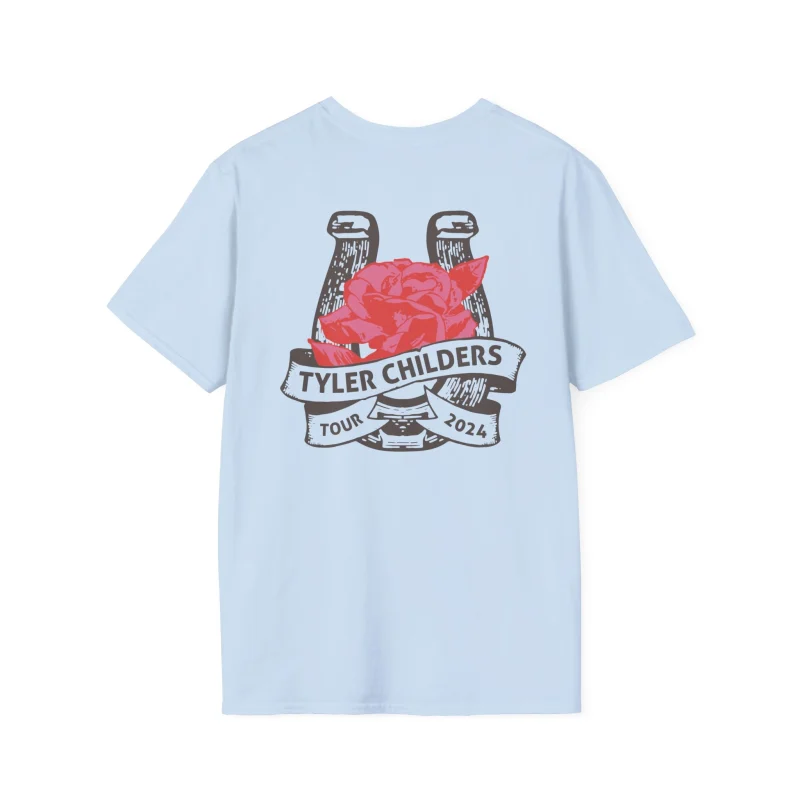 Tyler Childers Blue Muleshoe Unisex Softstyle T-Shirt