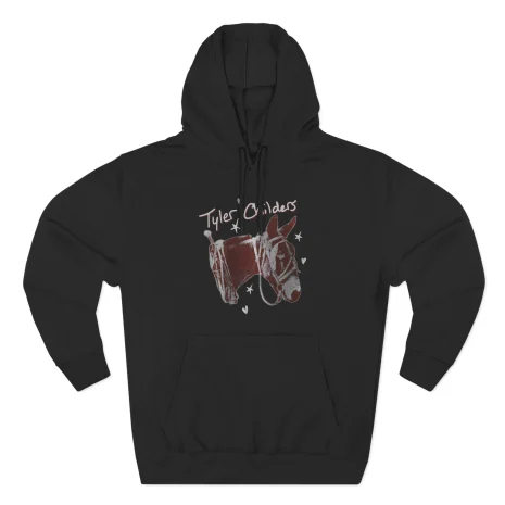 Tyler Childers Green Youth Mule Three-Panel Fleece Hoodie