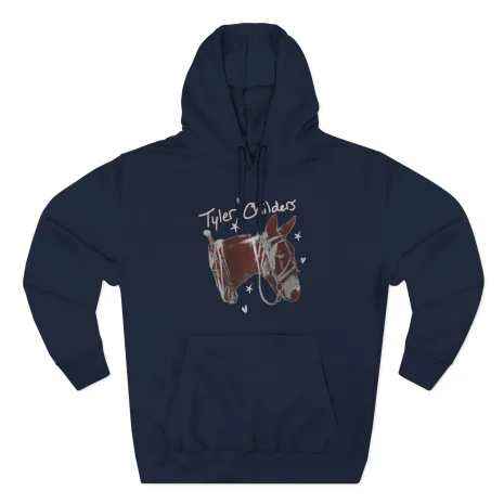 Tyler-Childers-Green-Youth-Mule-Three-Panel-Fleece-Hoodie-11 Tyler Childers Green Youth Mule Three-Panel Fleece Hoodie
