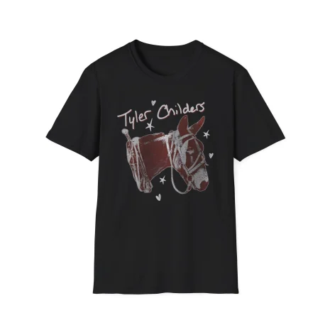 Tyler Childers Green Youth Mule Unisex Softstyle T-Shirt