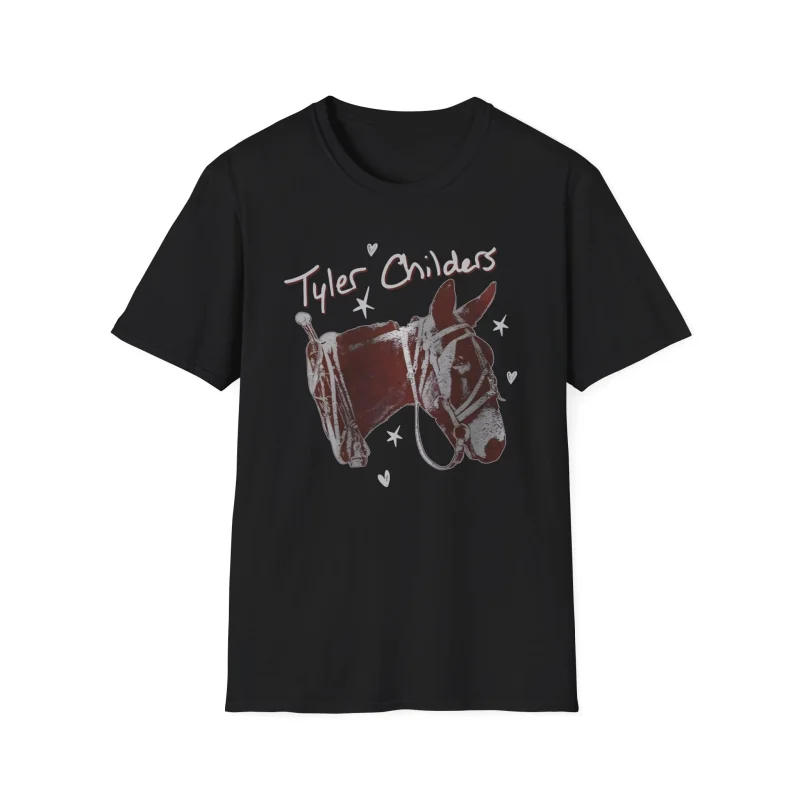 Tyler Childers Green Youth Mule Unisex Softstyle T-Shirt