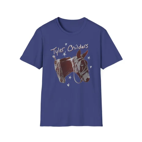Tyler-Childers-Green-Youth-Mule-Unisex-Softstyle-T-Shirt-13 Tyler Childers Green Youth Mule Unisex Softstyle T-Shirt