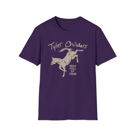 Tyler-Childers-Green-Youth-Mule-Unisex-Softstyle-T-Shirt-25 Tyler Childers Mule Kick Unisex Softstyle T-Shirt