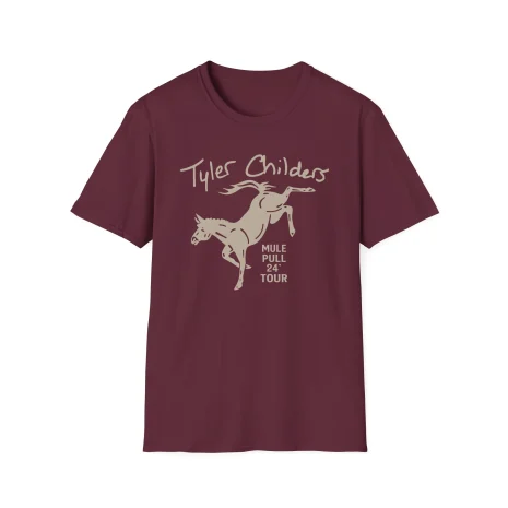 Tyler-Childers-Green-Youth-Mule-Unisex-Softstyle-T-Shirt-3 Tyler Childers Mule Kick Unisex Softstyle T-Shirt
