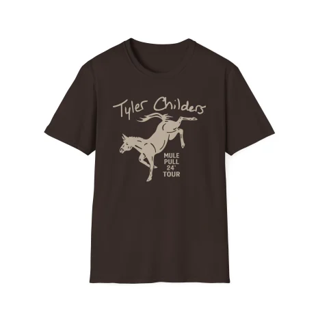 Tyler-Childers-Green-Youth-Mule-Unisex-Softstyle-T-Shirt-5 Tyler Childers Mule Kick Unisex Softstyle T-Shirt