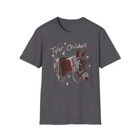 Tyler-Childers-Green-Youth-Mule-Unisex-Softstyle-T-Shirt-9 Tyler Childers Green Youth Mule Unisex Softstyle T-Shirt