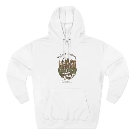 Tyler Childers Grey Hounds Three-Panel Fleece Hoodie