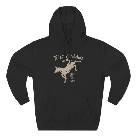 Tyler-Childers-Mule-Kick-Three-Panel-Fleece-Hoodie-1 Tyler Childers Mule Kick Three-Panel Fleece Hoodie