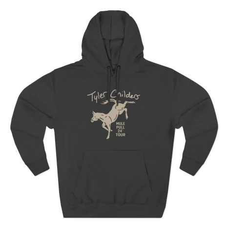 Tyler-Childers-Mule-Kick-Three-Panel-Fleece-Hoodie-3 Tyler Childers Mule Kick Three-Panel Fleece Hoodie