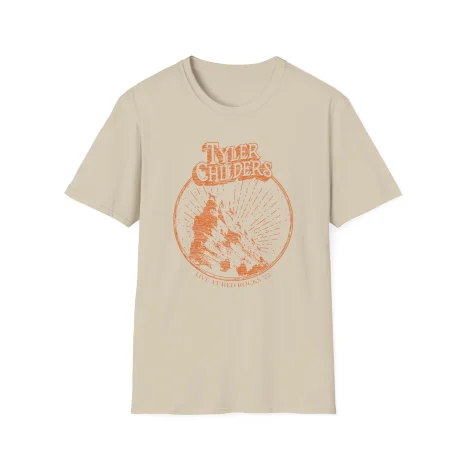 Tyler-Childers-Natural-Red-Rocks-Unisex-Softstyle-T-Shirt-5 Tyler Childers Natural Red Rocks Unisex Softstyle T-Shirt