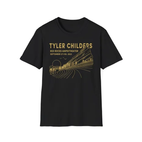 Tyler Childers Red Rocks ’23 Unisex Softstyle T-Shirt