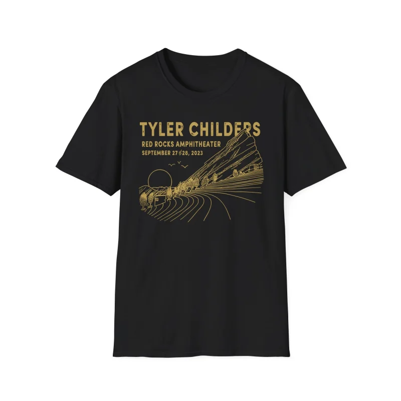 Tyler Childers Red Rocks ’23 Unisex Softstyle T-Shirt