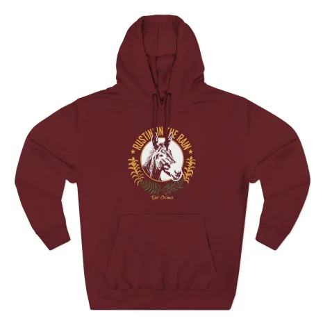 Tyler-Childers-Rustin-Mule-Three-Panel-Fleece-Hoodie-9 Tyler Childers Rustin Mule Three-Panel Fleece Hoodie