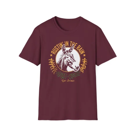 Tyler-Childers-Rustin-Mule-Unisex-Softstyle-T-Shirt-3 Tyler Childers Rustin Mule Unisex Softstyle T-Shirt